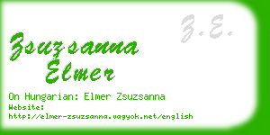 zsuzsanna elmer business card